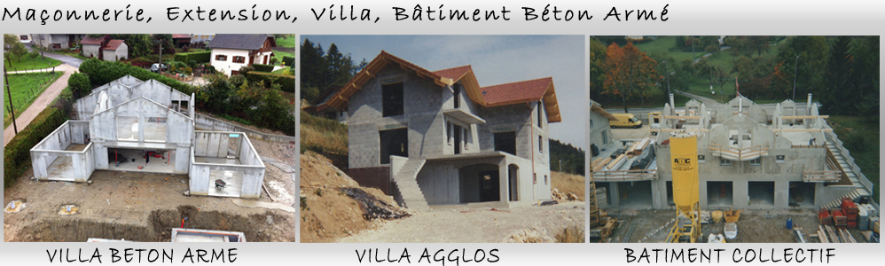 Ma&ccedil;onnerie, Extension, Villa, B&acirc;timent B&eacute;ton Arm&eacute;